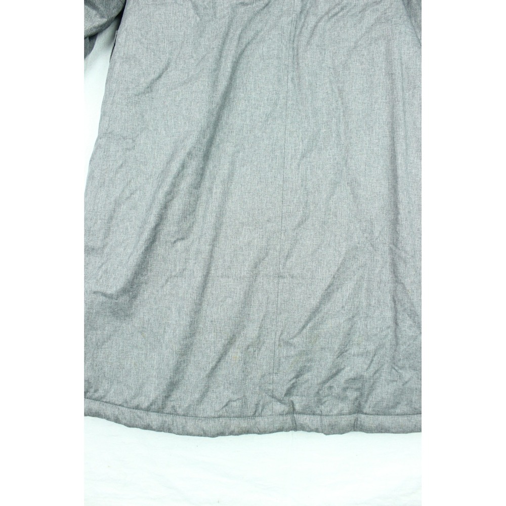 Lands End Womens Gray Insulated Stadium Squall Parka Maxi Coat Medium 10-12 - Picture 9 of 9